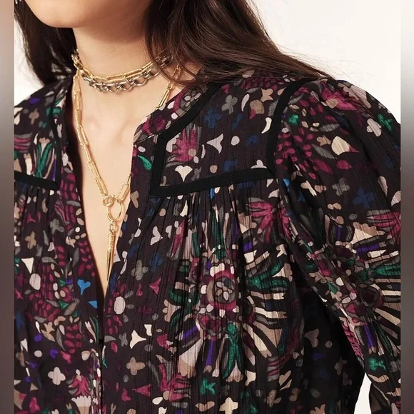 ba&sh Faizae Long-Sleeved Blouse - Picture 4 of 11